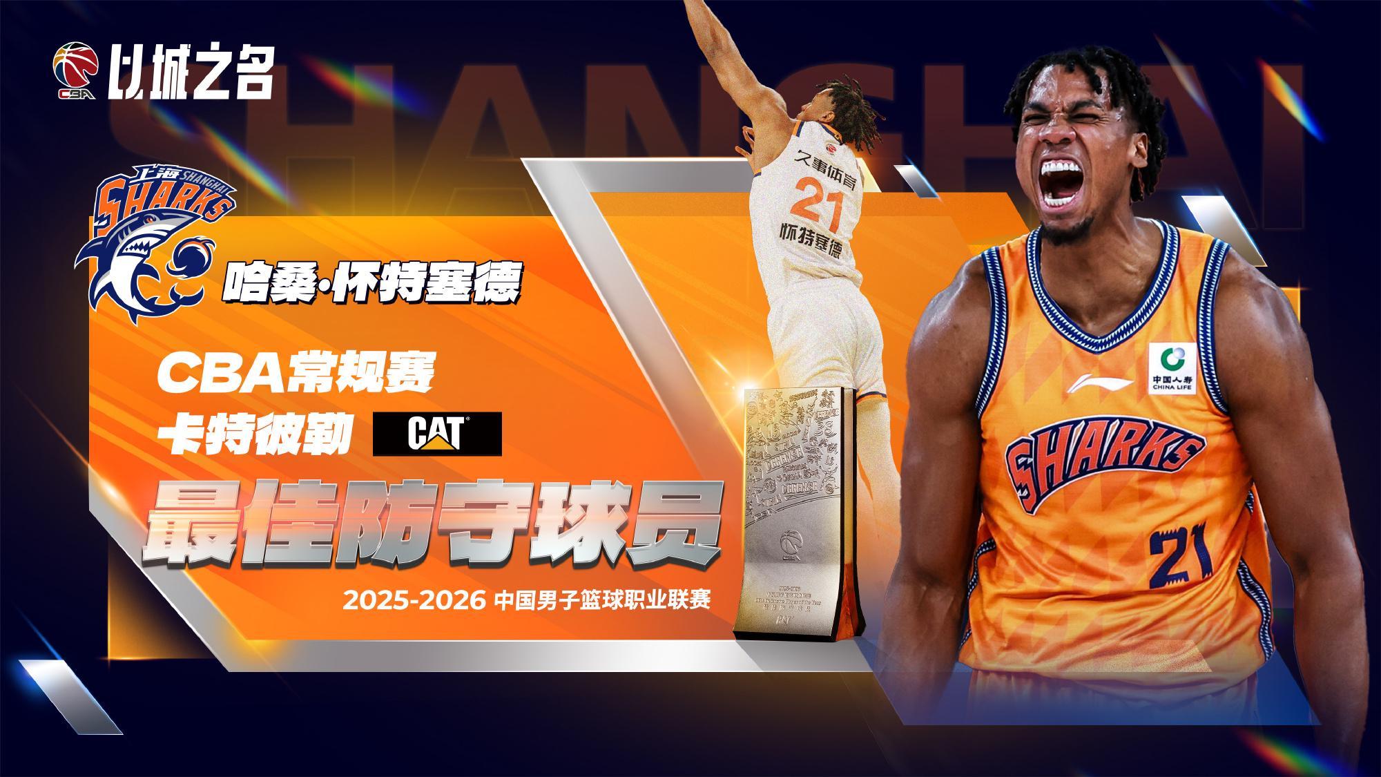 kaiyun sports-白边夺CBA最佳防守球员！从蓝领到统治攻守，上海赚大发了！
